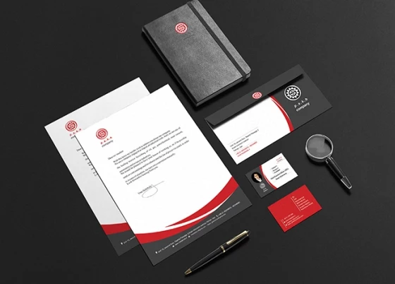 طراحی کارت ویزیت و سربرگ